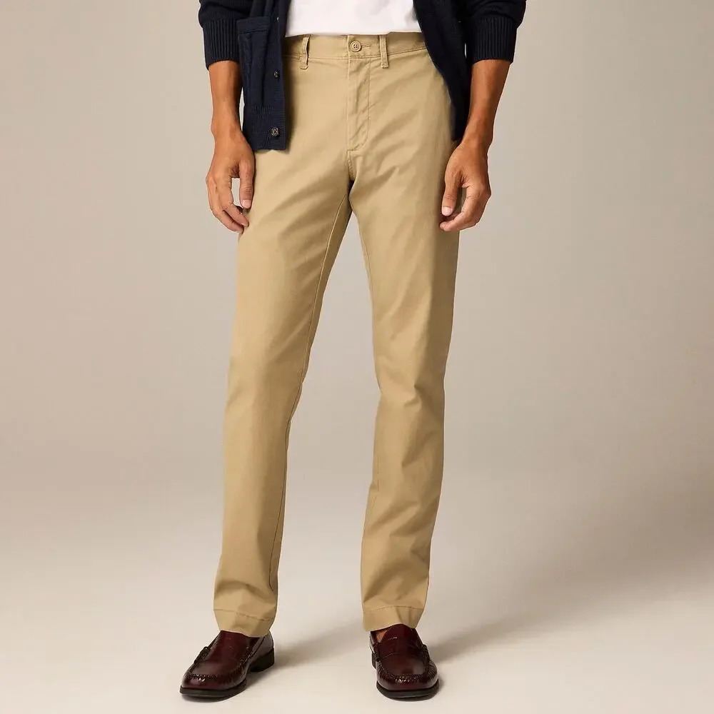 J.Crew 770 Straight-fit stretch Preppy chino Casual pant Khaki 34/36 NWOT